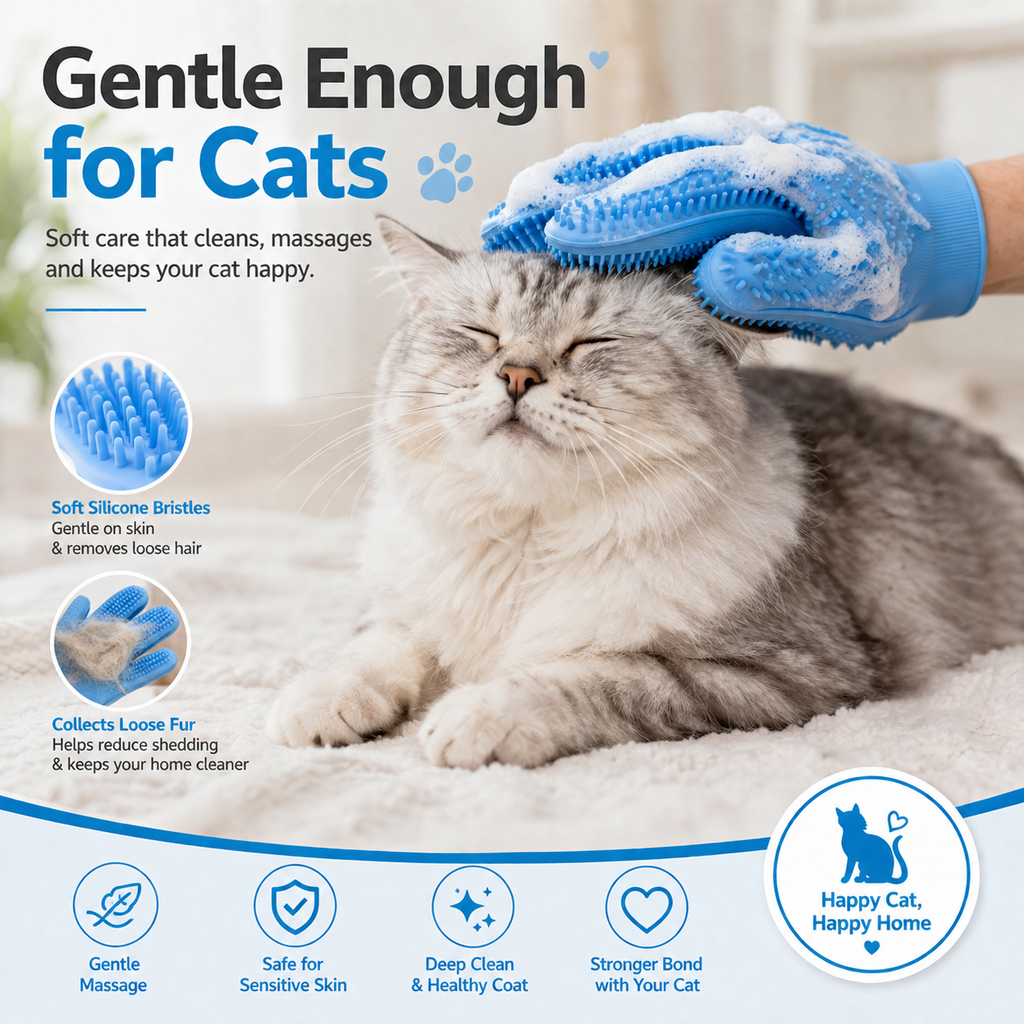Premium Pet Bath & Grooming Kit | 6-Piece Complete Care Set