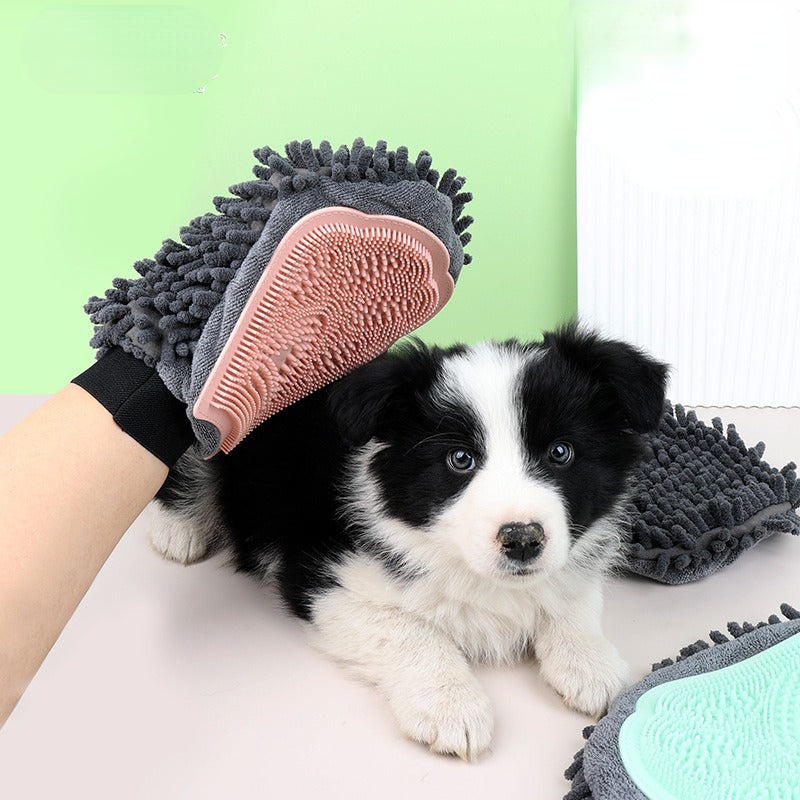 BathBuddy™ 2-in-1 Pet Bathing & Drying Grooming Glove