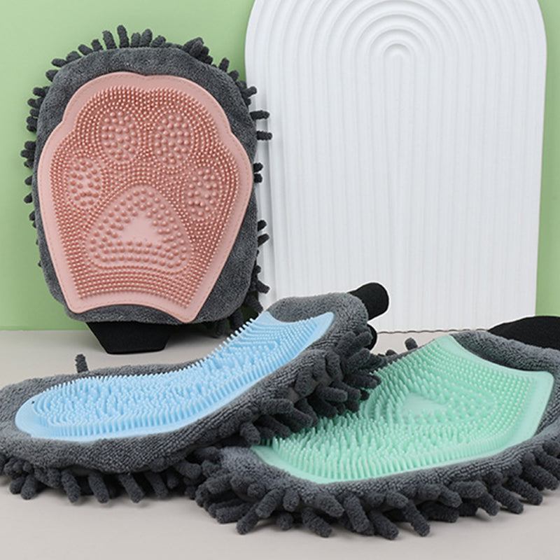BathBuddy™ 2-in-1 Pet Bathing & Drying Grooming Glove