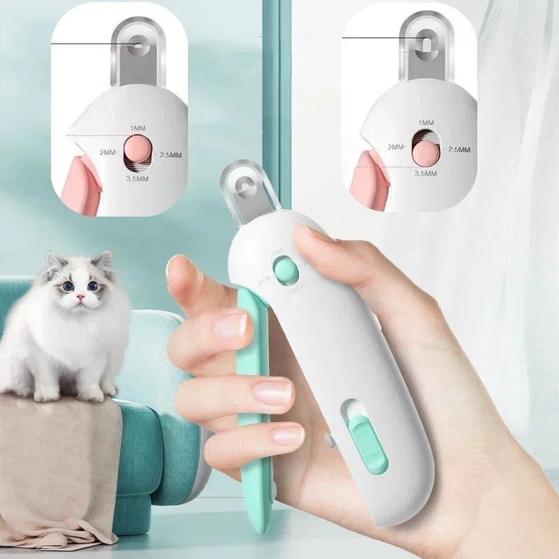 TrimBright™ LED Pet Nail Clippers