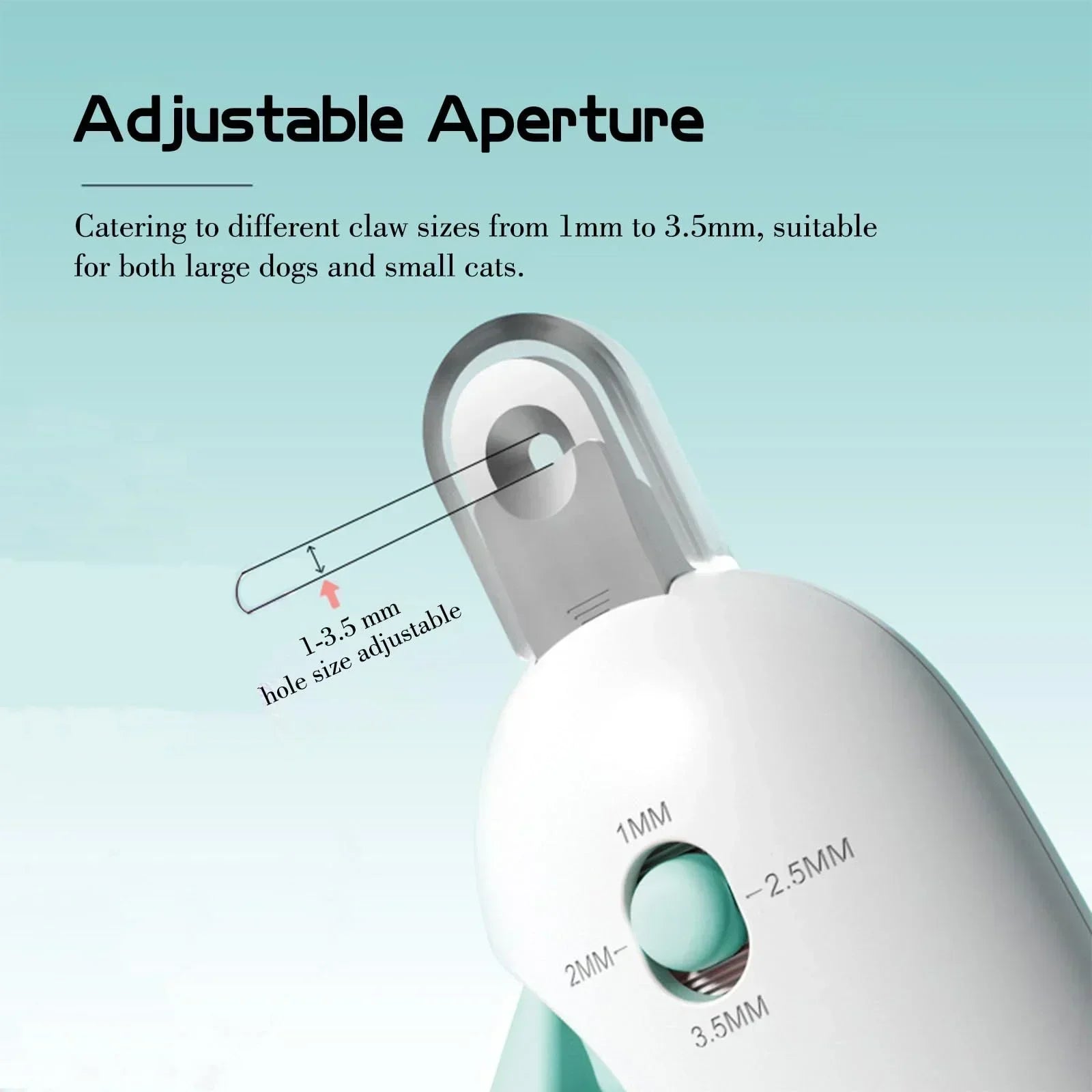 TrimBright™ LED Pet Nail Clippers