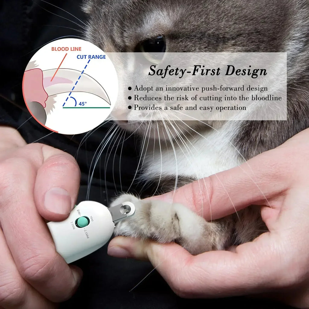 TrimBright™ LED Pet Nail Clippers