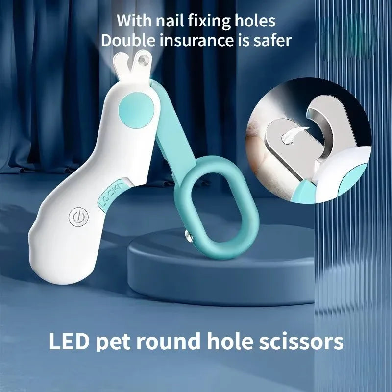 TrimBright™ LED Pet Nail Clippers