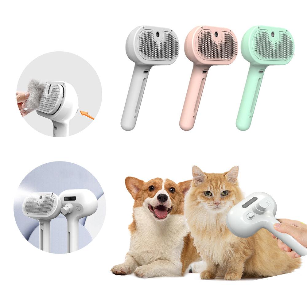 SteamGroom™ Self-Cleaning Pet Grooming Brush